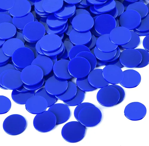 Vista 7 de Coopay 300 discos de plástico para contadores de aprendizaje, discos de conteo de fichas de bingo para práctica de matemáticas y fichas de póquer, 1