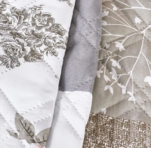 Vista 8 de Brilliant Sunshine Rose and Toile - Funda de sofá con diseño de retazos, funda acolchada para sofá grande, 70 pulgadas de ancho de asiento