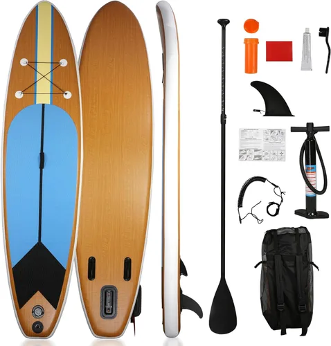 Vista 8 de Inflatable Paddle Boards with Non-Slip Deck, Ultra-Light Stand Up Paddle Board Surf Board with Accessories & Carry Bag, Wide Stable Design for
