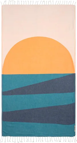 Vista 10 de Toalla de playa turca Sand Cloud - Sin arena - 100% hilo de algodón turco orgánico - Toalla de secado rápido para playa, manta de picnic o cobija