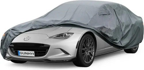 Funda de coche de 16 capas para automóvil deportivo Coupe pequeño impermeable para todo tipo de clima, ajuste universal Mazda Miata/MX-5, BMW Z3,