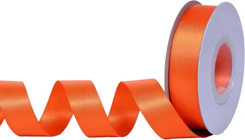 Vista 91 de YAMA Cinta de satén de doble cara, 1 1/2 pulgadas, 25 yardas para envolver regalos, color negro