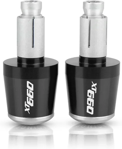 Vista 7 de for Yamaha XT 660 XT660 1984 1985 1986 2004-2017 2012 2013 2014 7/8" 22mm Motorcycle CNC Aluminum Handlebar Grips Ends (Color : Black- Orange)