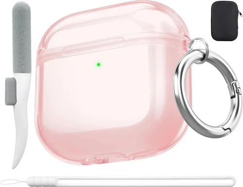 Vista 59 de Funda Valkit Compatible para AirPods Pro, Funda Protectora Transparente y Suave a Prueba de Golpes para AirPods Pro Gen 2ª/1ª (2023/2022/2019)