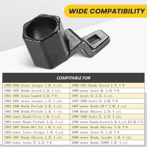 Vista 6 de Herramienta de extracción de polea de manivela de 1.969 in Herramienta de extracción de polea de amortiguador armónico compatible con motores
