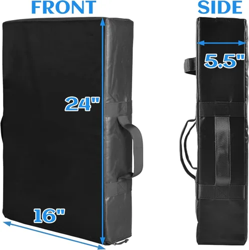 Vista 3 de Taekwondo Kick Pad Martial Arts Training Equipment - Durable PVC Leather with High-Strength Sponge for Karate, Muay Thai, Kickboxing & MMA