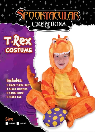 Vista 6 de Spooktacular Creations Disfraz de T-Rex infantil de Halloween