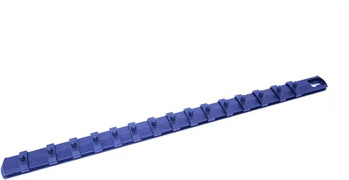 Vista 8 de MLTOOLS Twist Lock - Organizador de riel de enchufe negro de 18 pulgadas con 15 clips de enchufe de 1/2 pulgadas, fabricado en Estados Unidos