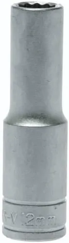 Vista 12 de Teng Tools Enchufe de cromo vanadio de 1 pulgada y 12 puntos SAE de 1/2 pulgada Herramienta mecánica Herramienta de mano - M120132-C