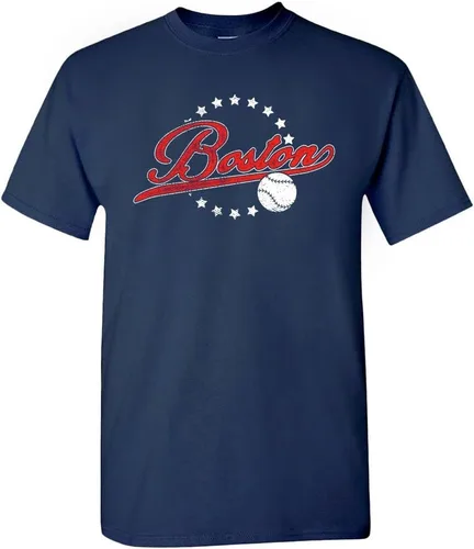Vista 7 de Camiseta de hombre estilo vintage del equipo para aficionados al béisbol