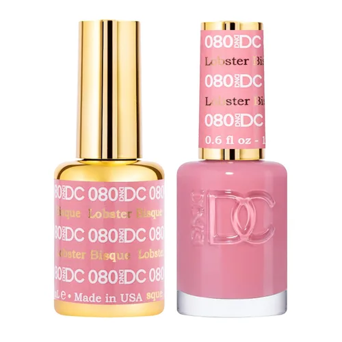 Vista 8 de Juego de esmalte de gel DND DC, colección rosa, esmalte de gel UV/LED y laca de uñas de secado al aire, dúo de esmalte a juego sin astillas, 0.5