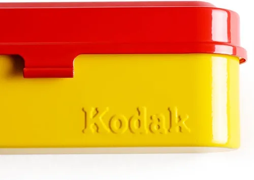 Vista 6 de Estuche para película KODAK - para 5 rollos de películas de 35mm - Estuche compacto y retro de acero para ordenar y proteger los rollos de película