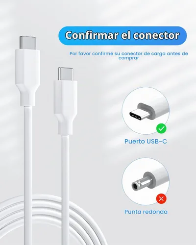 Cargador de portátil USB C de 65 W para Samsung Galaxy Book Pro y Book 6/5/4/3, cargador rápido compatible con adaptador de fuente de alimentación
