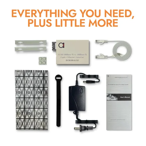 Vista 2 de Convertidor de medios de fibra Gigabit monomodo - Módulo de fibra integrado 12.4 mi (12.42 millas) SC - a UTP Cat5e Cat6 10/100/1000 RJ-45 - Sensor