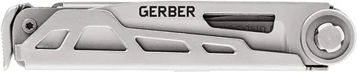 Vista 4 de Navaja de bolsillo Gerber Gear Armbar de corcho EDC multiherramienta con cuchilla, palanca y martillo para acampar, dorado