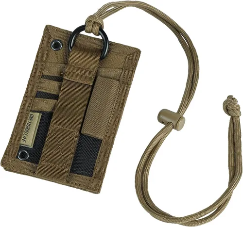 Vista 13 de Porta tarjetas táctico para documentos, bolsillo organizador con llavero de OneTigris