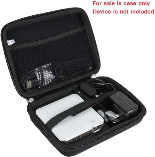 Vista 2 de Hermitshell Estuche rígido de viaje para proyector de bolsillo portátil Kodak Ultra Mini (funda para Kodak 150, negro 2)