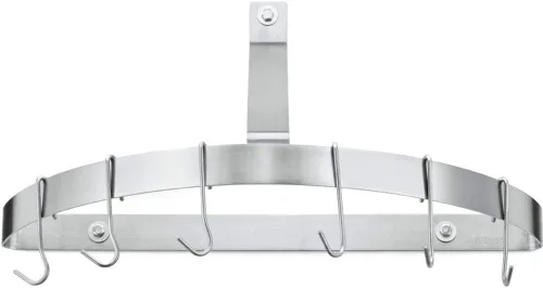 Vista 5 de Cuisinart Chef's Classic - Estante para ollas de pared estilo barra de 33 pulgadas, bronce aceitado