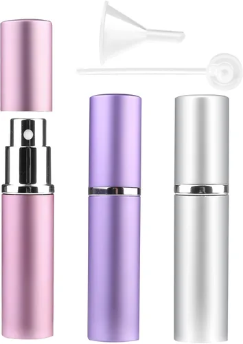 Vista 11 de Botella de perfume de viaje recargable, mini pulverizador atomizador para hombres de colonia, botella de repuesto de perfume de tamaño de viaje