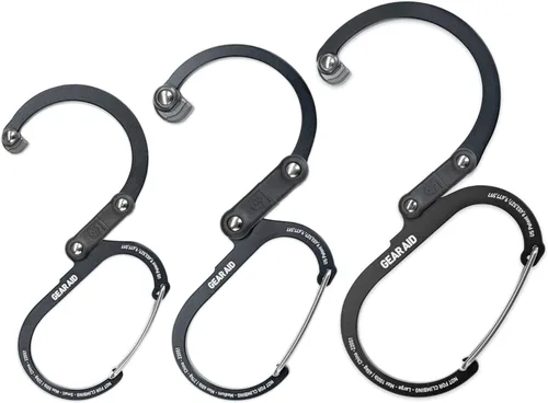 Vista 22 de GEAR AID HEROCLIP 360° Swivel Carabiner Gear Clip and Hook (Medium) for Camping, Backpack, Suitcases and Garage Organization