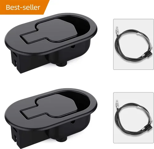 Vista 7 de 2 juegos de piezas de repuesto para sillón reclinable, mango reclinable de metal, cable de liberación para Ashley y la mayoría de sofás reclinables