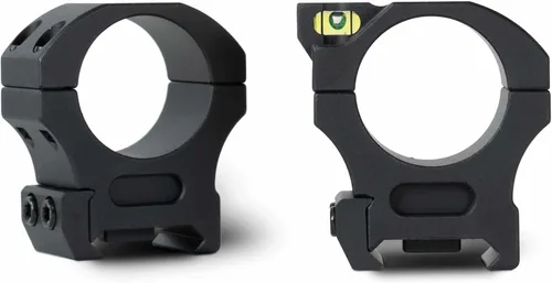 Vista 13 de Monstrum Next Level Scope Rings with Integrated Level Bubble and Anti-Recoil Lugs Available in 1 inch, 30 mm, and 34 mm Diameter