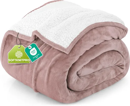Vista 14 de Utopia Bedding Manta Sherpa Tamaño Throw (Negro, 50x60 Pulgadas) - Manta Reversible de Vellón Suave y Ligera para Cama, Sofá, Sillón, Camping