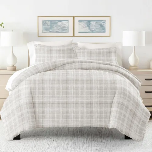 Vista 28 de Linen Market Funda de edredón individual para cama individual – Experimenta una comodidad similar a un hotel con una suavidad inigualable