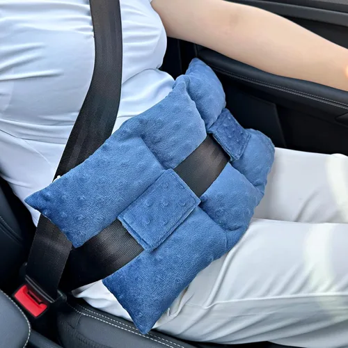 Vista 13 de Almohada para cinturón de seguridad de ostomía, protector de conducción de ostomía, protector de ileostomía de urostomía, no aprieta, suministros