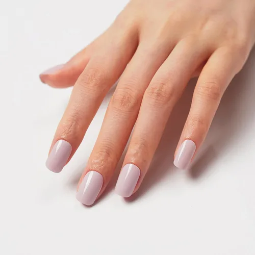 Vista 16 de DANNI & TONI Tiras de uñas de gel semicuradas, color morado claro, cromado, 28 calcomanías Aurora Glow