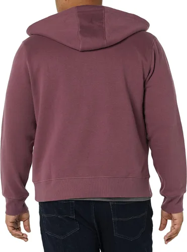 Vista 4 de Tienda Essentials Men's Full-Zip Hooded Fleece Sweatshirt (Available in Big & Tall)