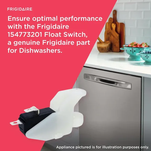 Vista 4 de Frigidaire 154773201 Interruptor de flotador para lavavajillas