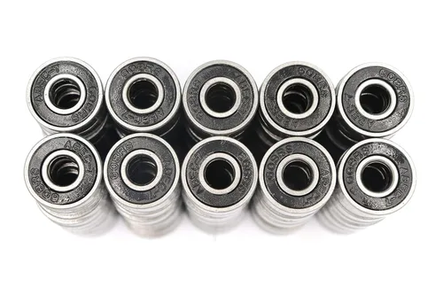 Vista 2 de FGen 100pcs motor de bajo ruido dedicado 608RS monopatín rodamiento dedo gyro especial rodamiento