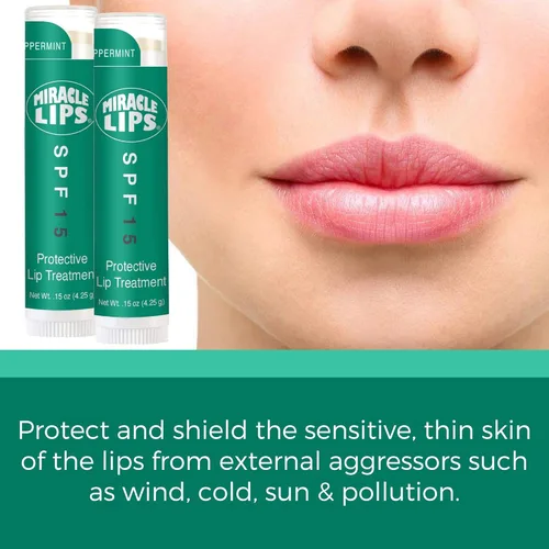 Vista 5 de Miracle Lips Balm - Proporciona protección contra el sol - Bálsamo labial hidratante - SPF 15