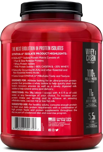 Vista 27 de BSN SYNTHA-6 - Proteína aislada en polvo, proteína de mantequilla de maní en polvo con aislado de proteína de suero, aislado de proteína de leche