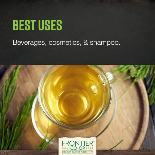 Vista 4 de Frontier Co-op Hierba de cola de caballo orgánica cortada y tamizada 1lb