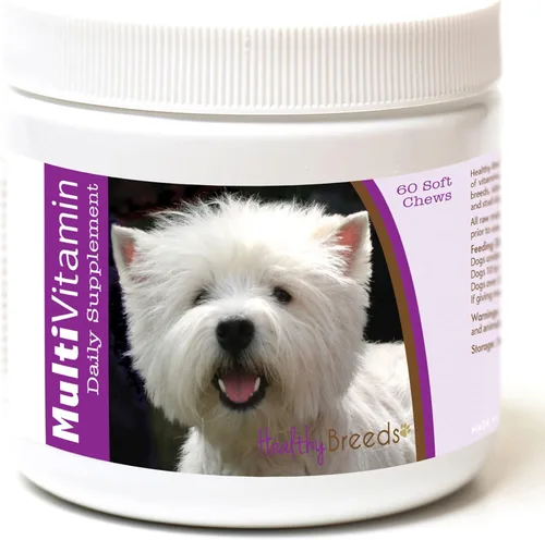 Vista 28 de Healthy Breeds Affenpinscher - Masticables blandos multivitamínicos, 60