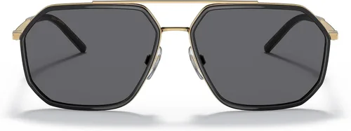 Vista 4 de Dolce & Gabbana DG2285-0281 Gafas de Sol DoradoNegro wPOLAR GRIS 2.362 in, DoradoNegro