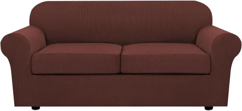 Vista 65 de H.VERSAILTEX Fundas de Sofá Elásticas para Cojines Fundas de Sofá para Muebles de Sala Fundas Protectoras