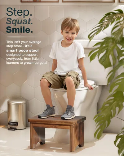 Vista 8 de FANATU Taburete de Paso de Madera, Taburete de Un Escalón de 9 Pulgadas para Adultos, Plataforma de Paso Lateral de Madera con Capacidad de Carga