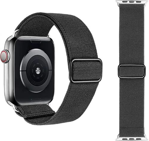 Vista 25 de Correa elástica Solo Loop Compatible con Apple Watch Band de 1.49, 1.57, 1.61, 1.65, 1.73, 1.77, 1.7, 1.97 pulgadas, Boho Bands para iWatch Series