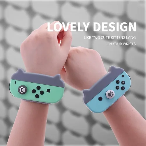 Vista 5 de Dance Switch Wristband, Wrist Bands for Dance Switch 2024 2023 2022 2021 2020, Adjustable Elastic Straps for Joy-Cons Controller (2 Packs for Kid)
