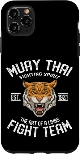 Vista 13 de iPhone 16 Muay Thai Tiger - Thai Boxing and Kickboxing Gift Case