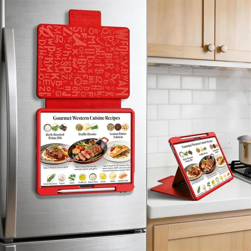 Vista 13 de BLOSOMEET Funda para iPad Air de 11 pulgadas M3 2025 y M2 2024 con protector de pantalla de vidrio templado y soporte para lápiz, funda para iPad