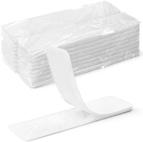 Vista 24 de Art3d 40 juegos de puntos adhesivos de gancho y bucle, 1 pulgada x 1 pulgada. Círculo adhesivo de doble cara, resistente (redondo)