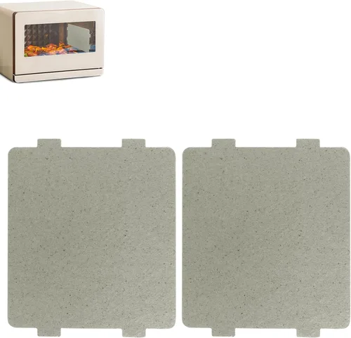 Vista 11 de 2 piezas de cubierta de guía de ondas, placa de mica universal para horno microondas, 117 mm x 64 mm, accesorio de repuesto para cocina doméstica