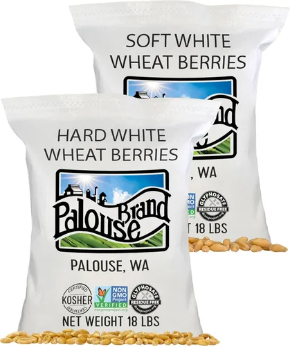 Vista 15 de Grano de trigo blanco duro verificado sin OMG 100% sin irradiar Kosher Parve Cosechado en EUA Con rastreo de campo