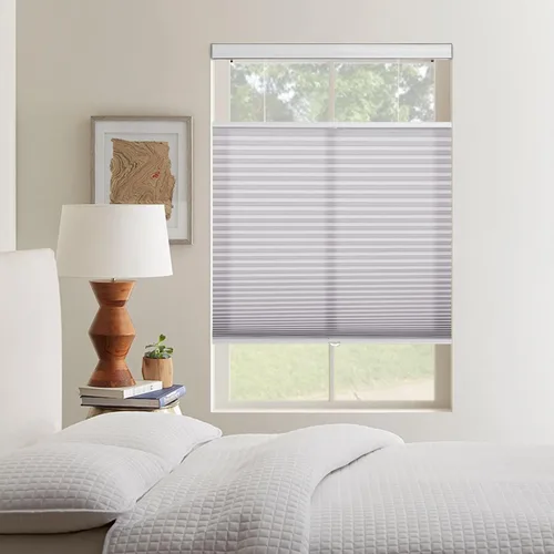 Vista 16 de Persianas celulares inalámbricas de tamaño personalizado para ventanas (se adapta a ventanas de 22 a 68), persianas opacas con el diámetro