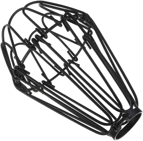 Lámpara colgante Cubierta de alambre Pantalla de lámpara industrial Protector de metal para ventilador de techo Lámpara de hierro Sombra Clip en la