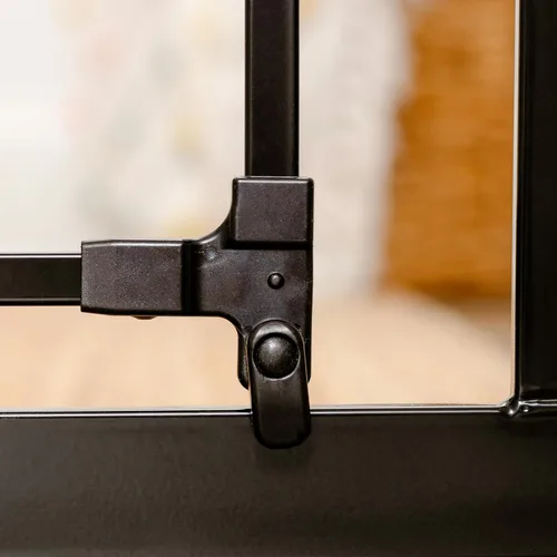 Vista 6 de Carlson Puerta para mascotas extra ancha de paso con puerta pequeña para mascotas, incluye kit de extensión de 4 pulgadas, kit de montaje a presión